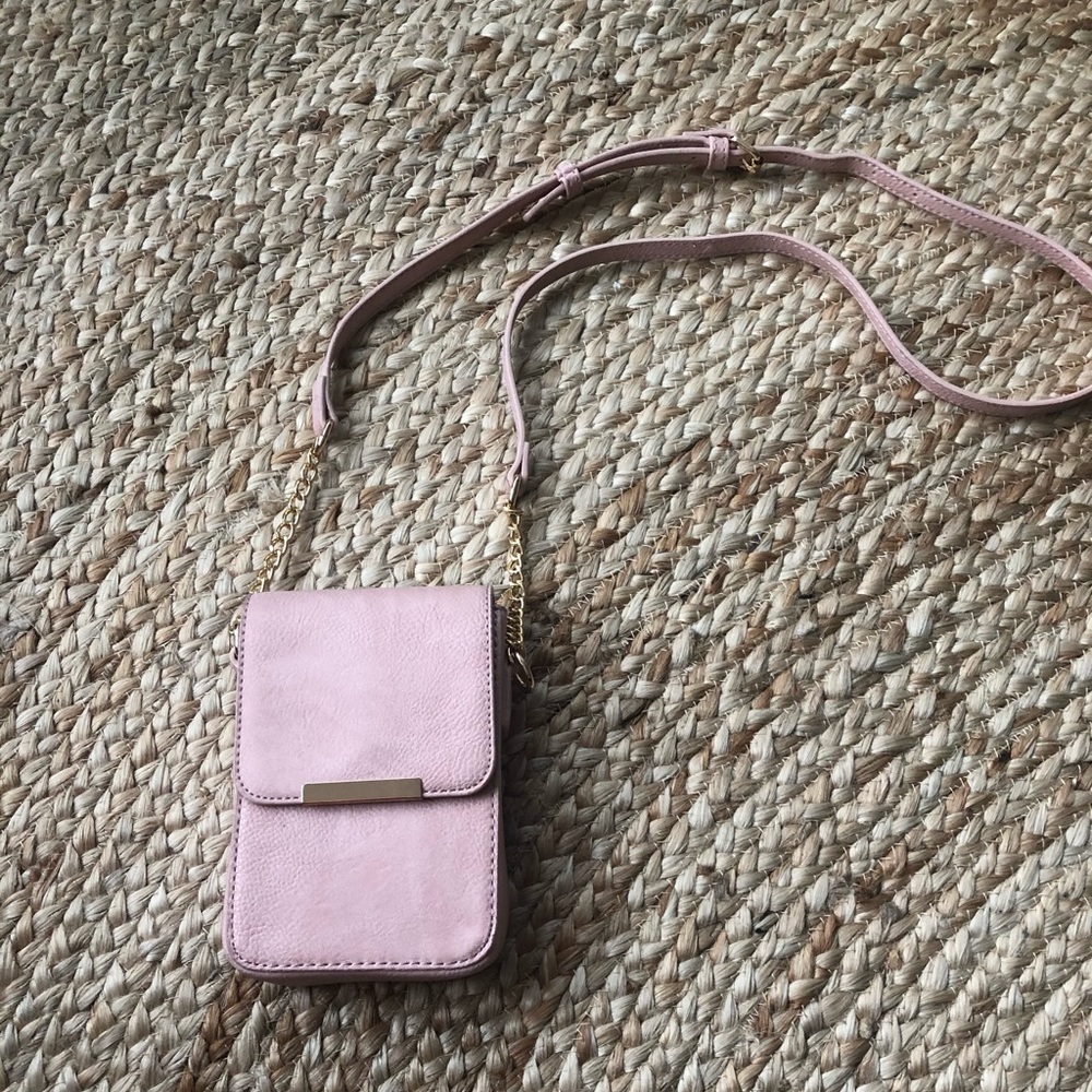 Mini pink crossbody